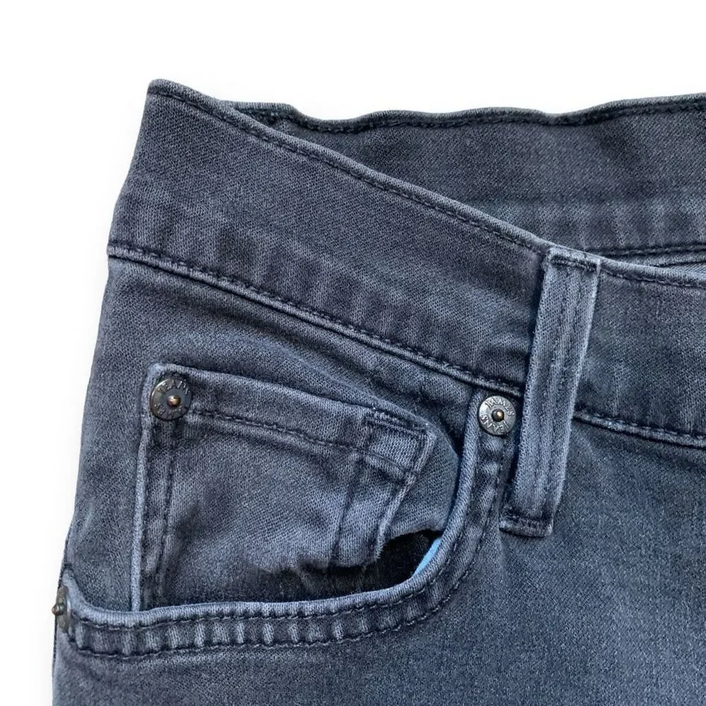 James Jeans Twiggy Washed Black Stretch Skinny Denim Size 25
